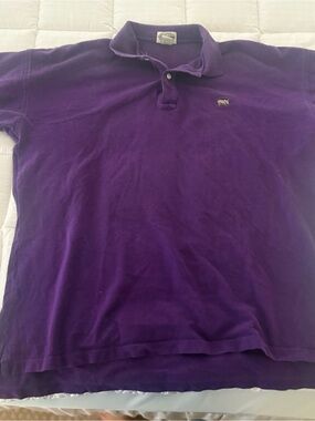 Quality Vintage Britches Great Ourdoors Purple Polo Shirt